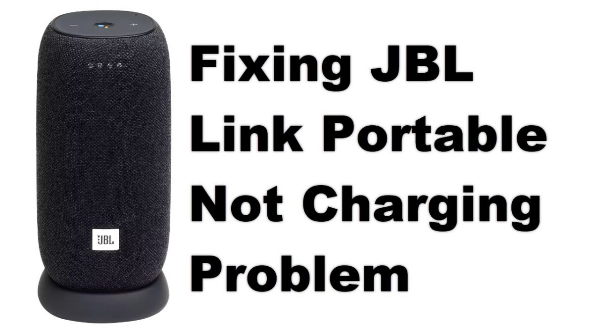 jbl link not charging