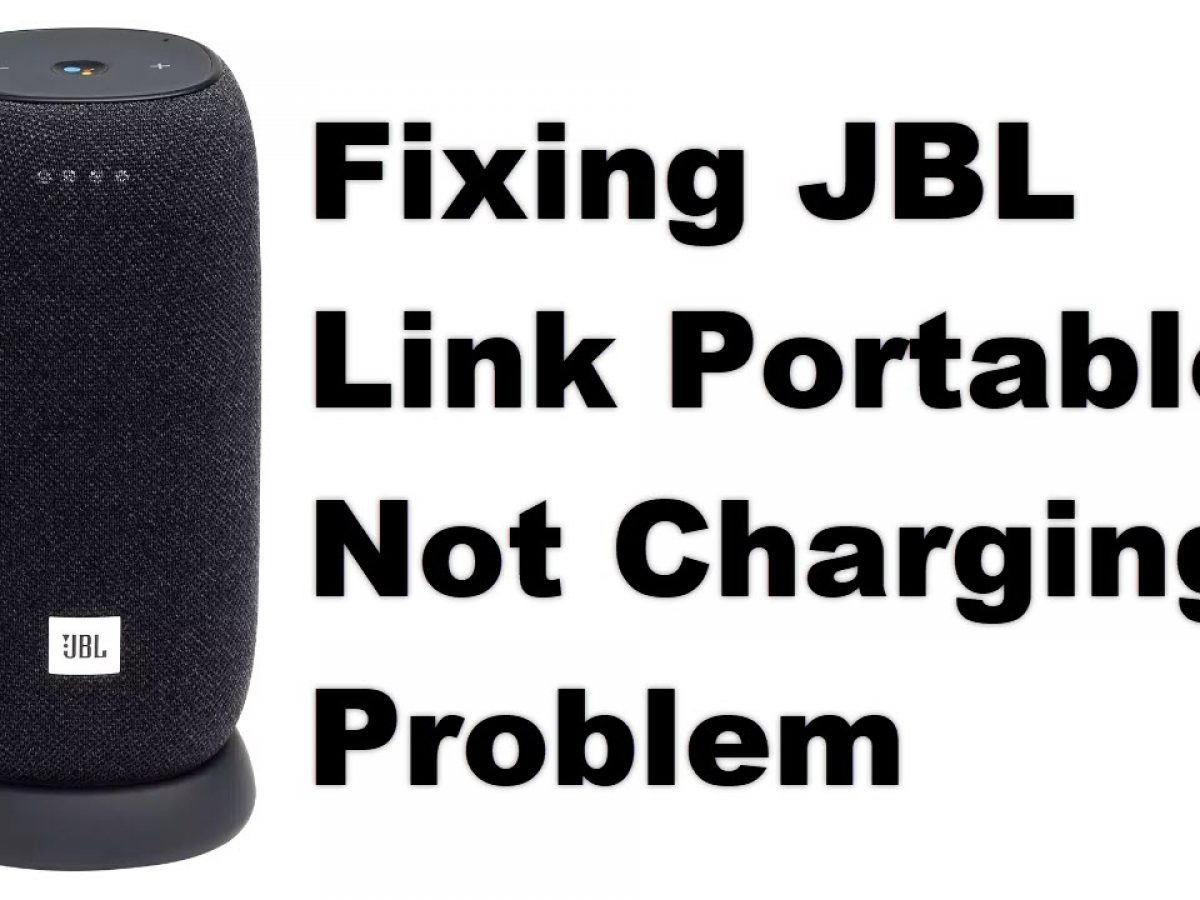 jbl link portable not charging