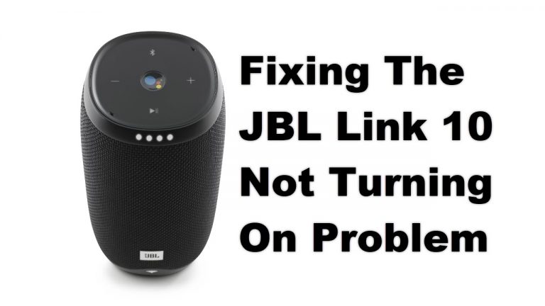 Fixing The JBL Link 10 Not Turning On Problem