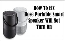 Portable Smart Speaker Will Not Turn On