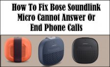 Soundlink Micro Cannot Answer Or End Phone Calls
