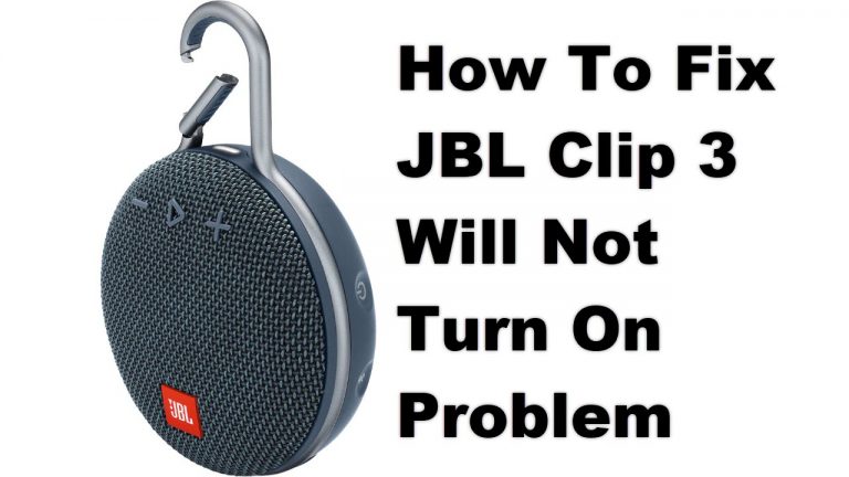 How To Fix JBL Clip 3 Will Not Turn On Problem