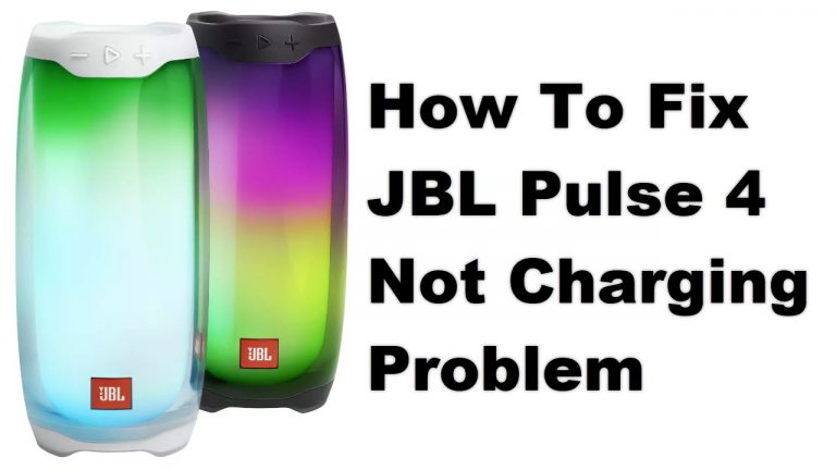 How To Fix JBL Pulse 4 Not Charging Problem