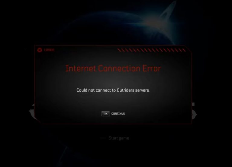 How To Fix Outriders Internet Connection Error | NEW in 2024