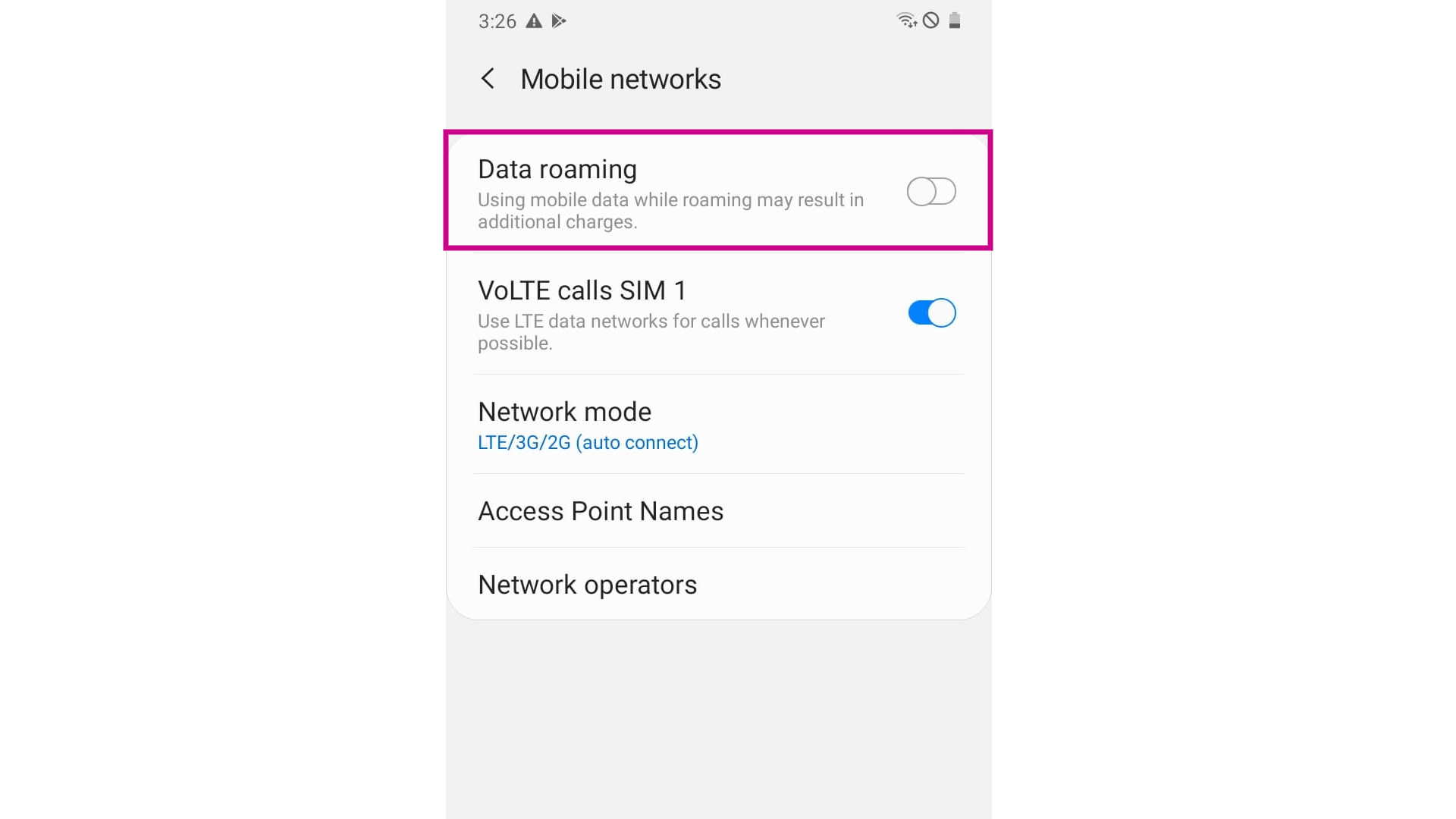 How to Turn On Data Roaming on Samsung Galaxy A10 The Droid Guy