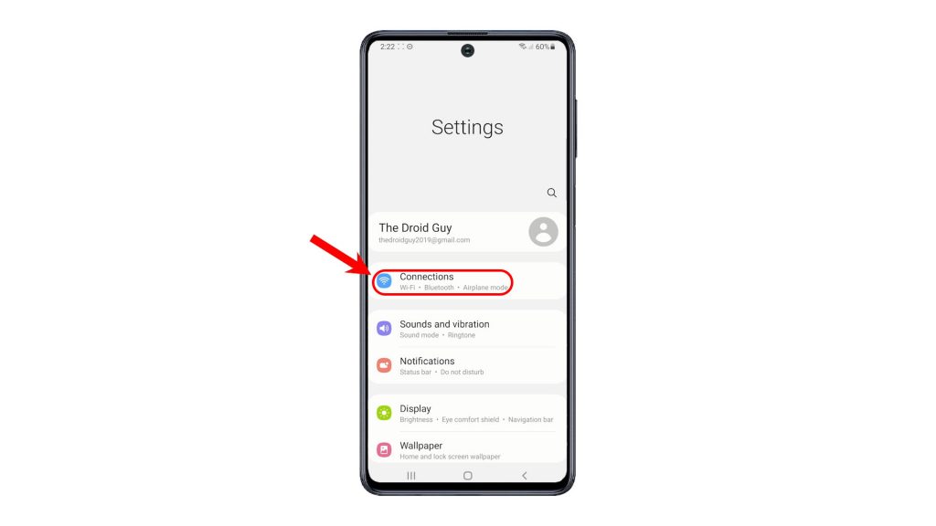activate data roaming galaxy m51 connections