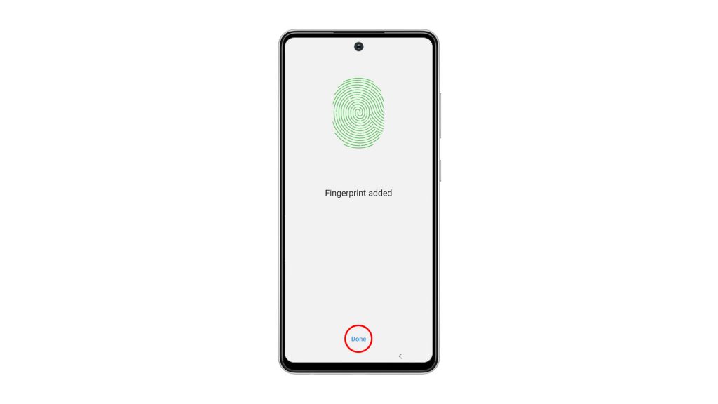 add fingerprint galaxy a52 6