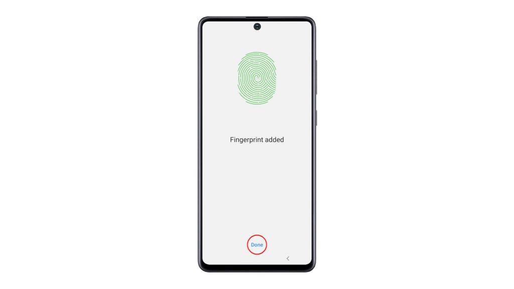 add fingerprint galaxy a71 6