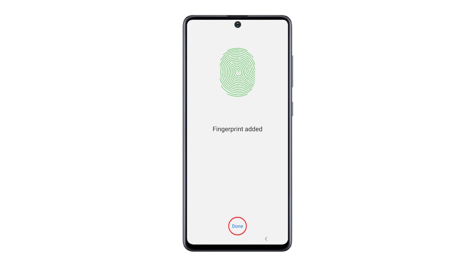 galaxy a71 fingerprint sensor