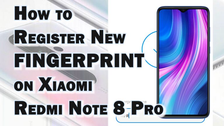 add new fingerprint xiaomi redmi note8pro featured