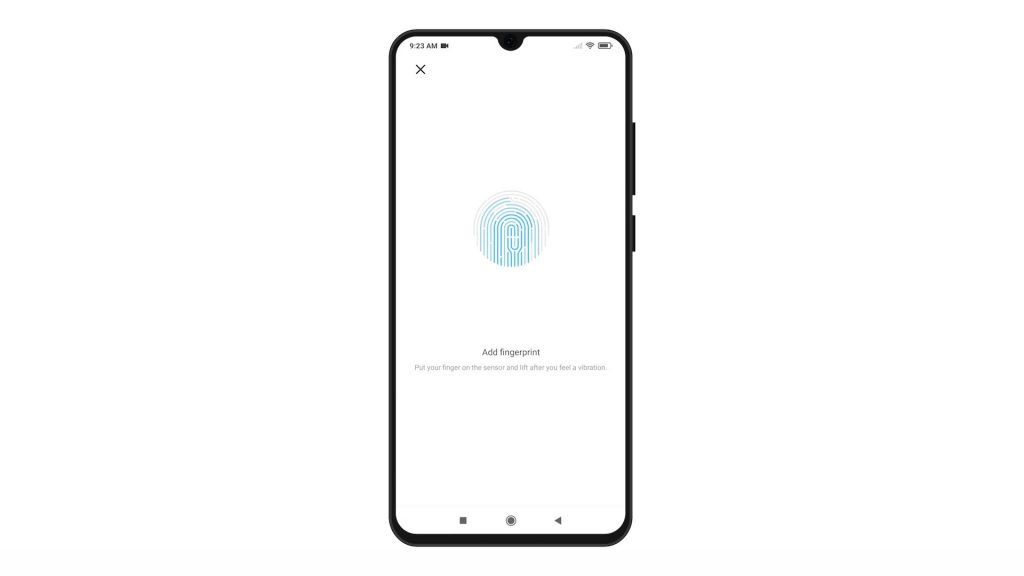 add new fingerprint xiaomi redmi note8pro wizard