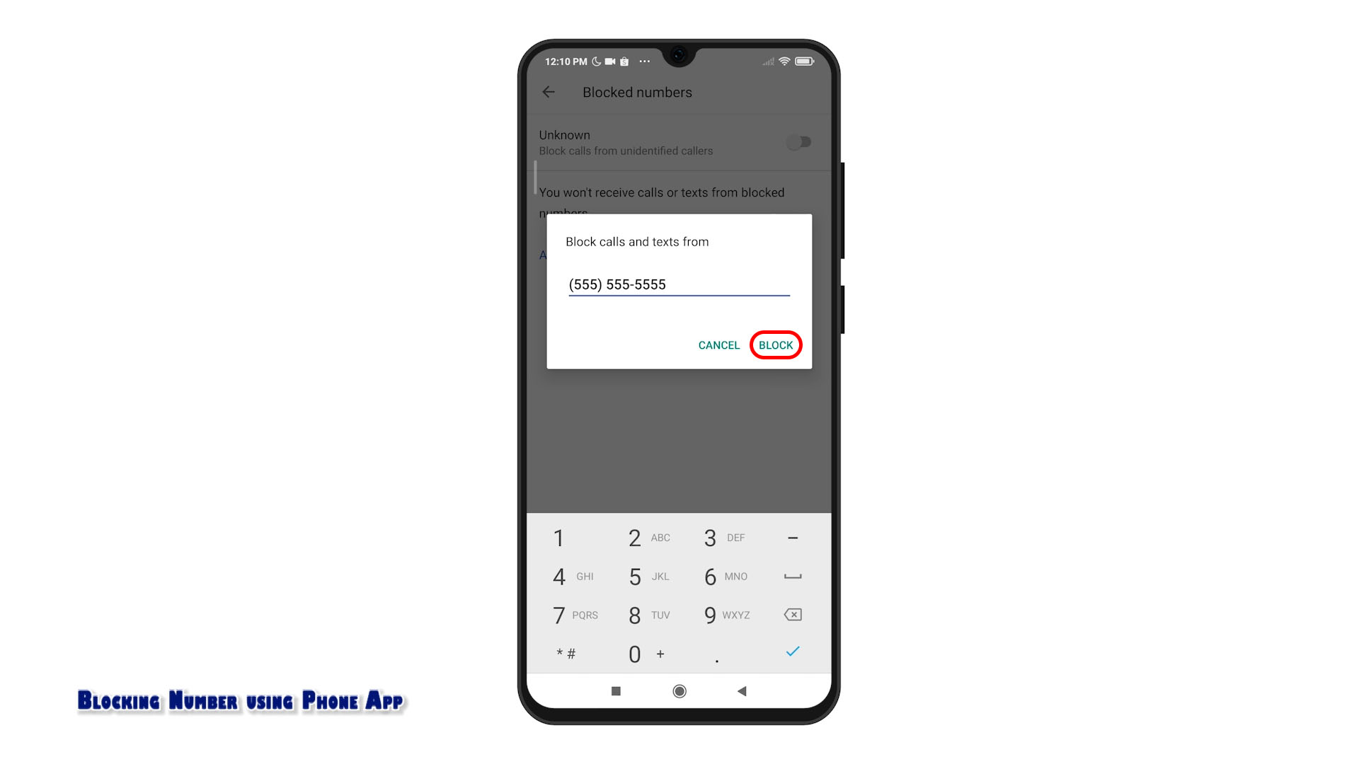 how-to-block-a-phone-number-on-redmi-note-8-pro