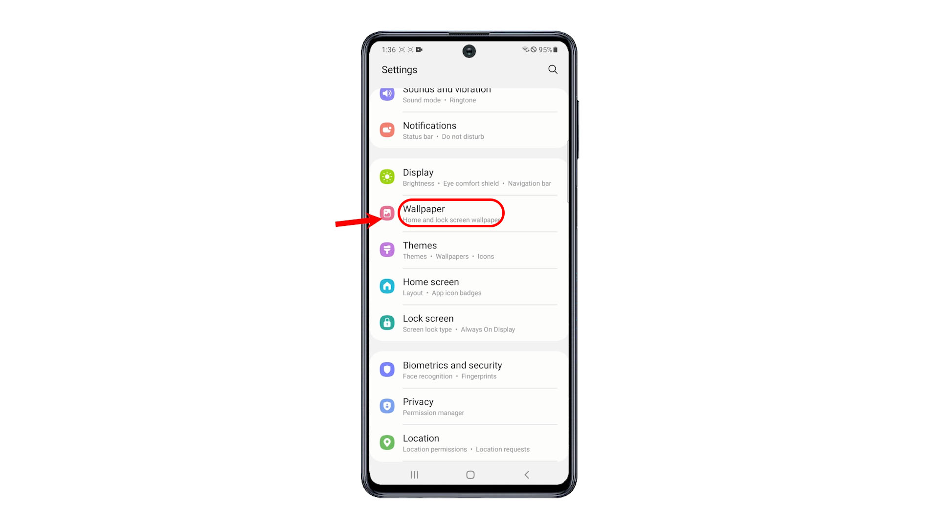 How to Change or Set New Wallpaper on Samsung Galaxy M51