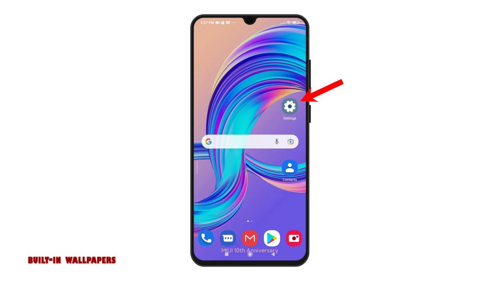 change wallpaper redmi note8pro settings