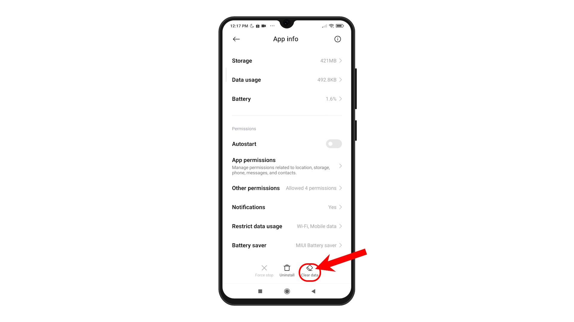 how-to-clear-app-data-on-redmi-note-8-pro