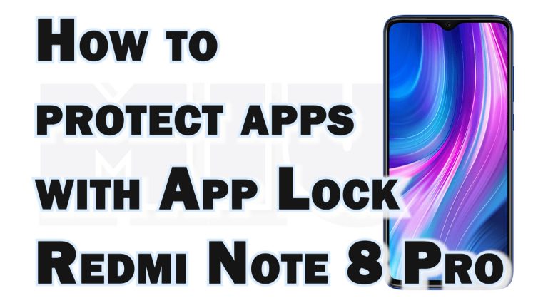 enable app lock redmi note8pro featured