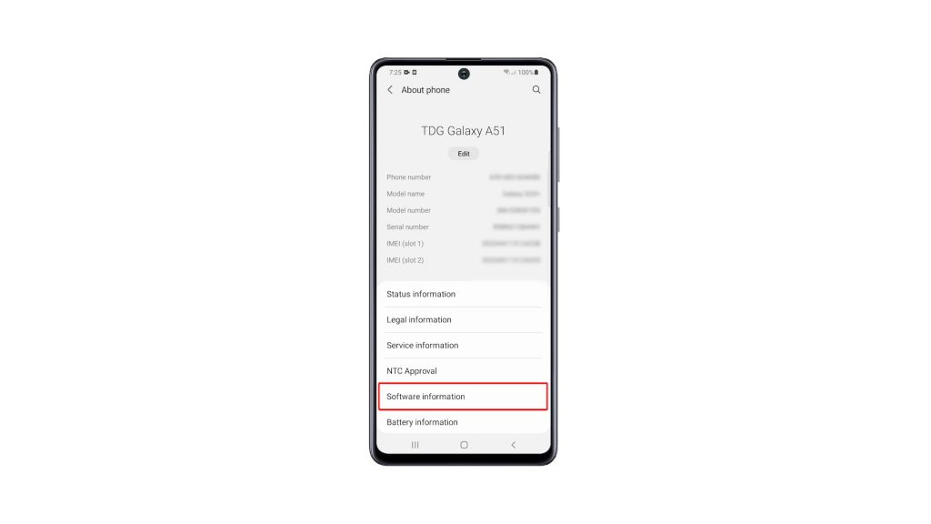 enable usb debugging galaxy a51 3