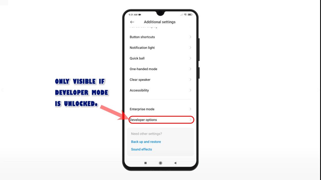 enable xiaomi redmi note8pro usb debugging devop