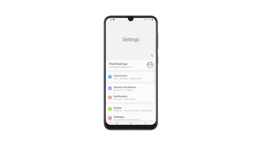 factory reset galaxy a31 3