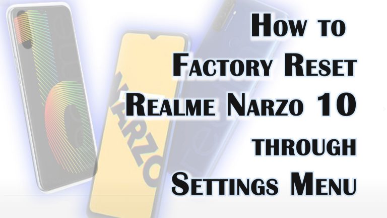factory reset realme narzo10 via settings featured