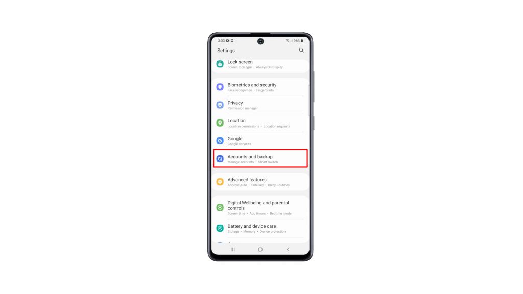 remove google account galaxy a51 1