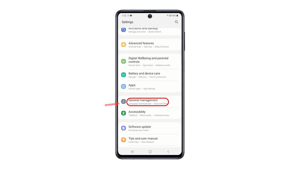 reset accessibility settings galaxy m51 genmngt