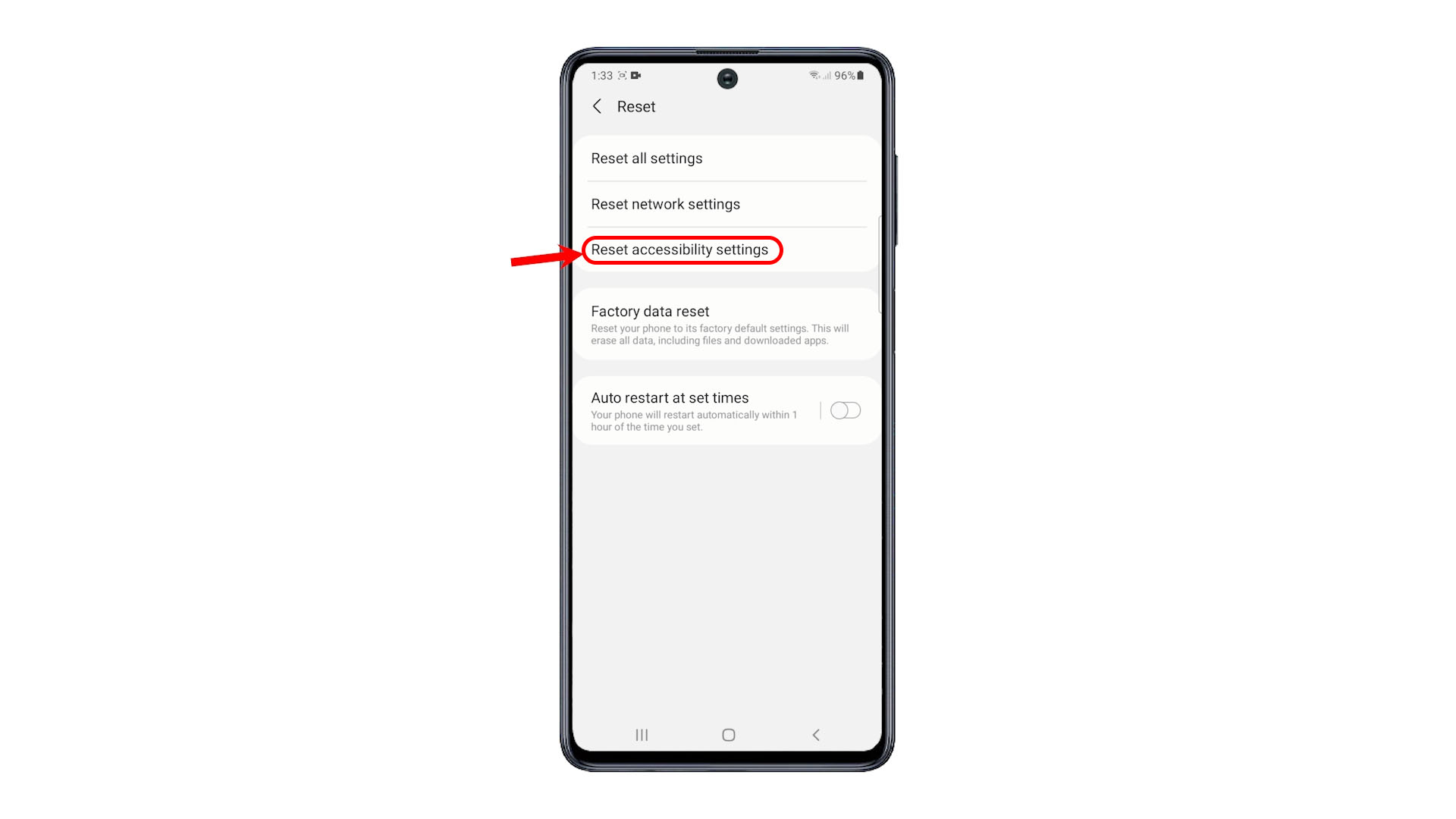 How to Reset Accessibility Settings on Samsung Galaxy M51