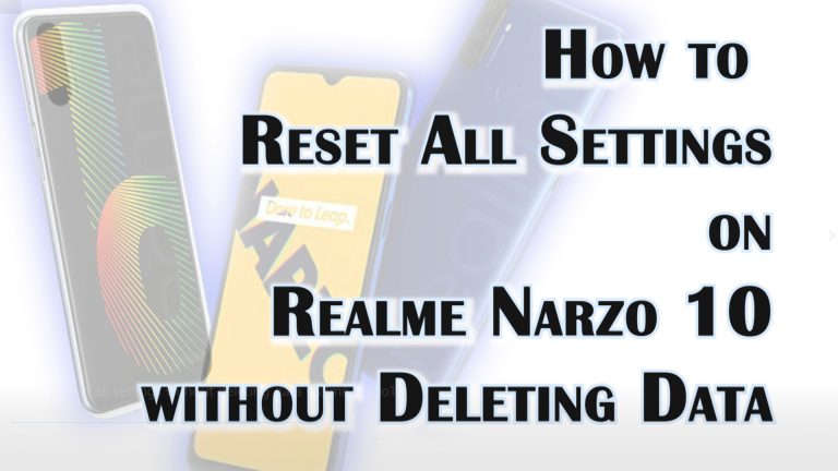 reset all settings realme narzo10 featured