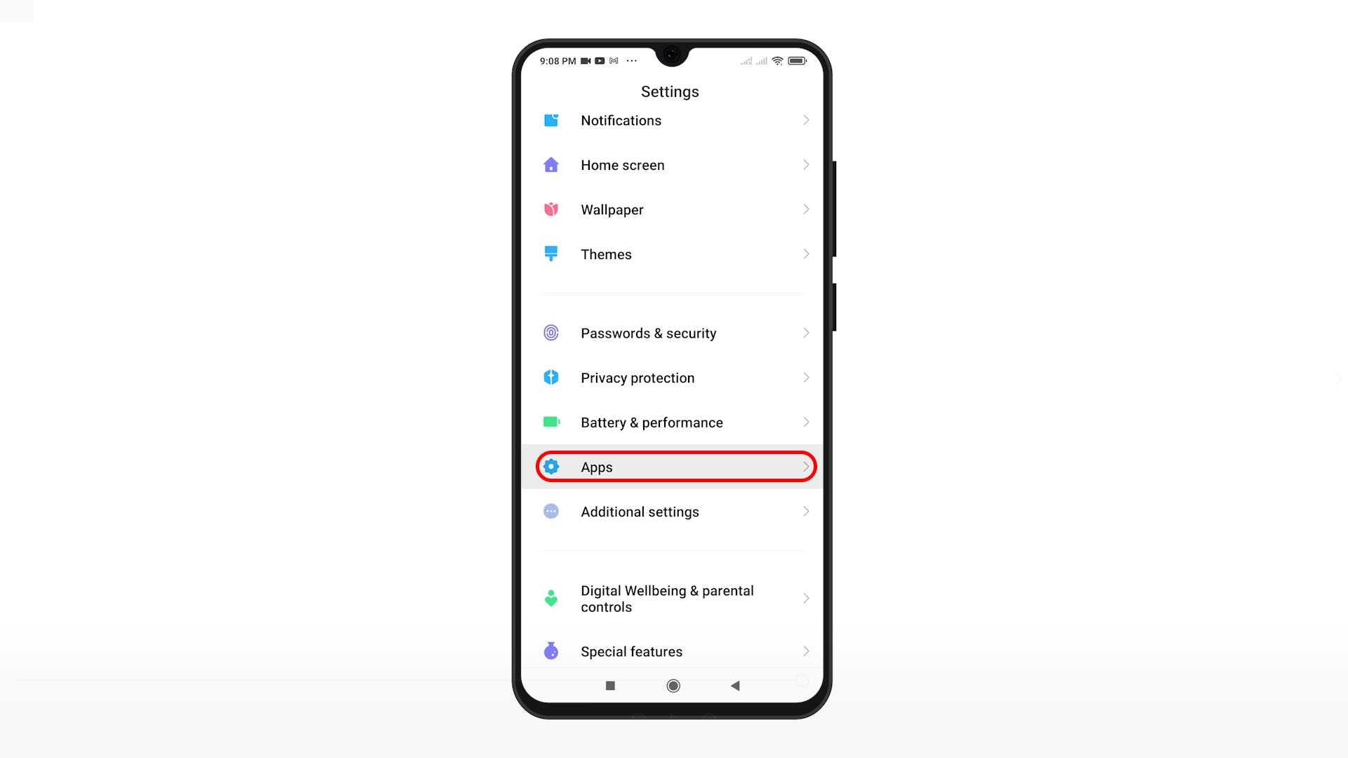 How to Reset App Preferences on Xiaomi Redmi Note 8 Pro Restore