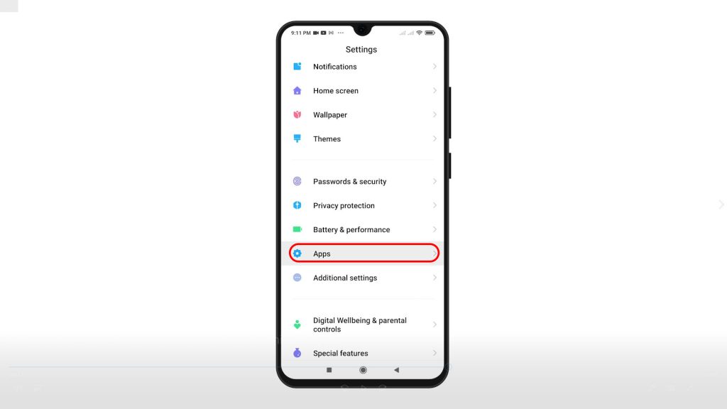 reset camera settings xiaomi redmi note8 pro apps