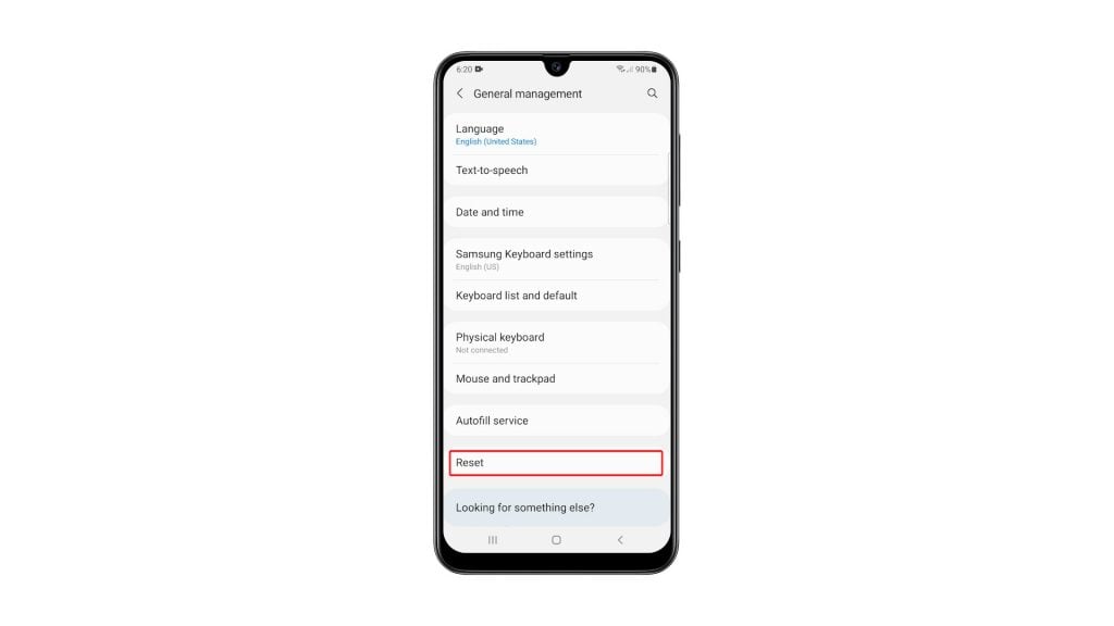reset network settings galaxy a31 3