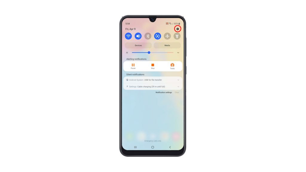 reset network settings galaxy a50 1