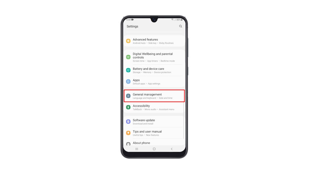 reset network settings galaxy a50 2