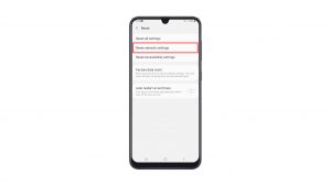 How To Reset Network Settings on Samsung Galaxy A50