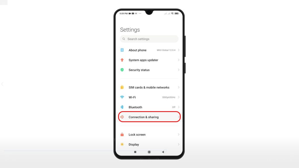 reset network settings xiaomi redmi note8pro connectshare