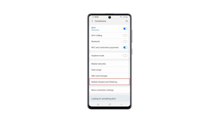 samsung a71 hotspot