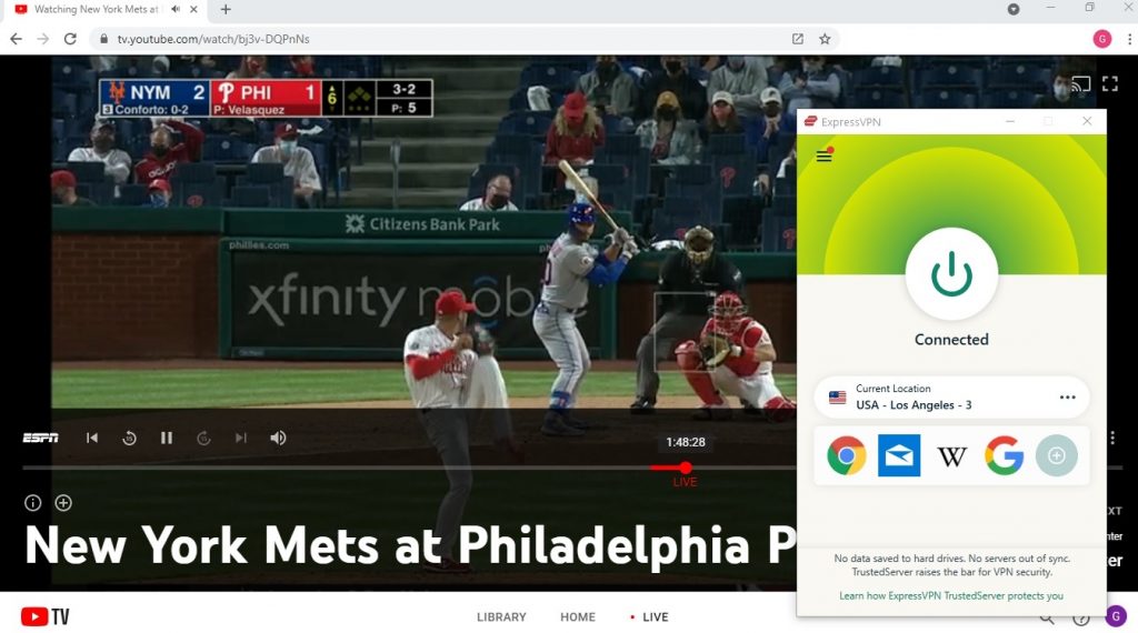 nord vpn mlb tv