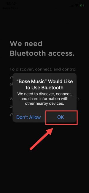 Bose Music App cannot detect Bose Sport Open 