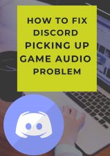 Discord Picking Up Game Audio
