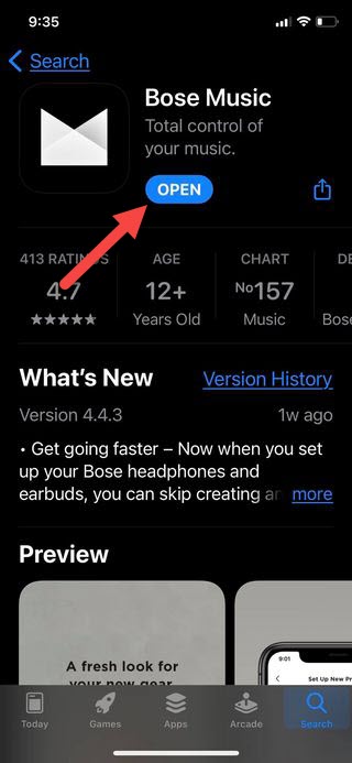 Bose Music App Does Not Detect Bose Sport Earbuds
