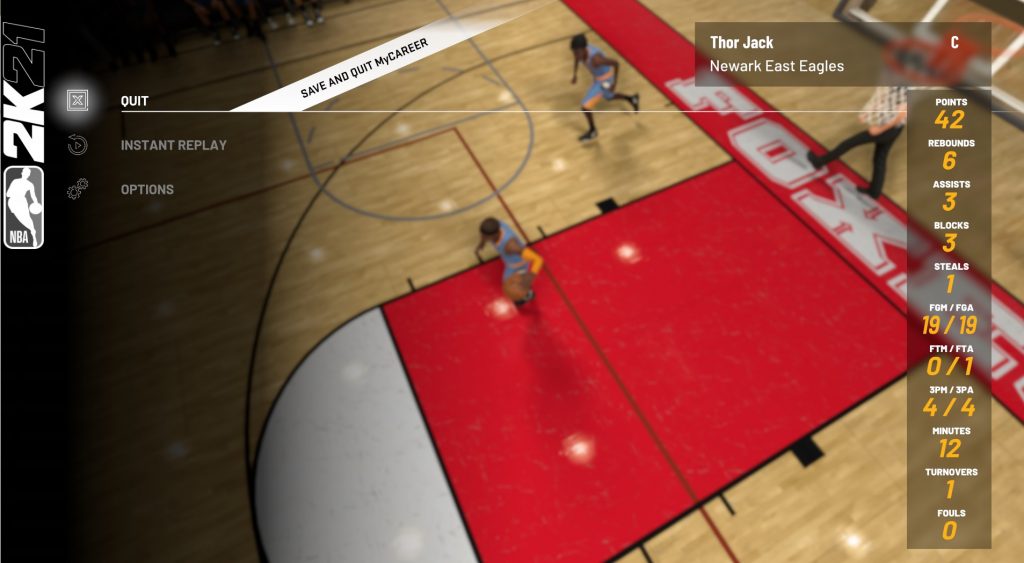 Manual save NBA 2K21