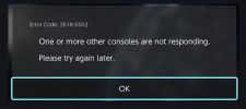 Nintendo Switch “One Or More Other Consoles Not Responding” Error
