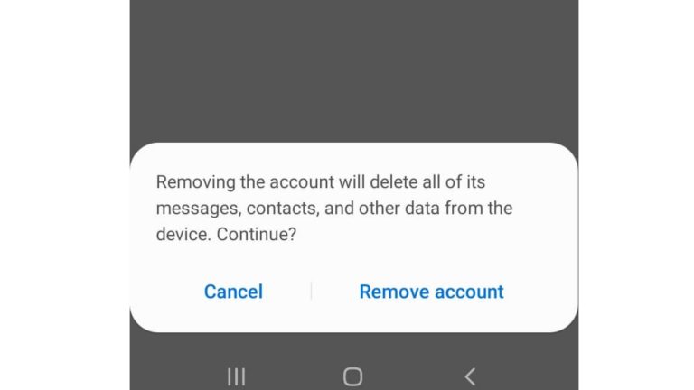 Remove Google Account on Samsung Galaxy A20