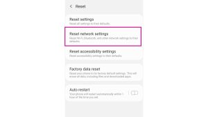 How to Reset Network Settings on Samsung Galaxy A20