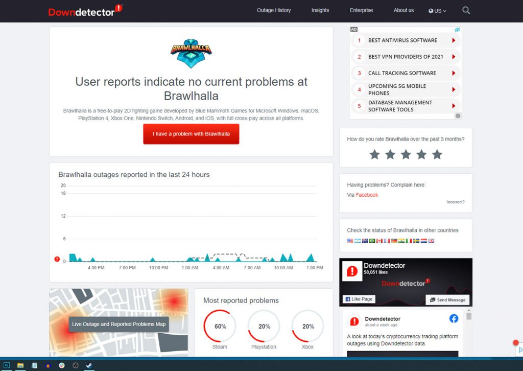 brawlhalla servers down