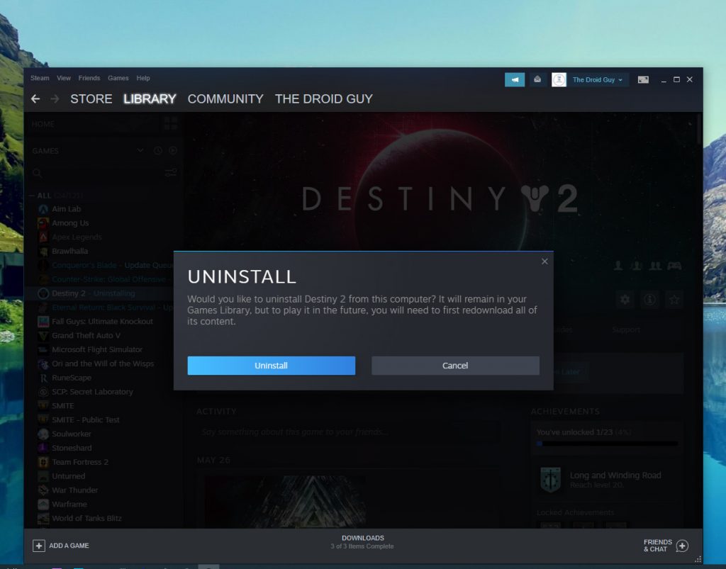 destiny 2 stuck on loading screen 5