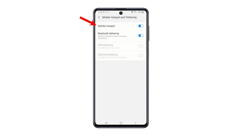 enable mobile hotspot galaxy m51 mhspot
