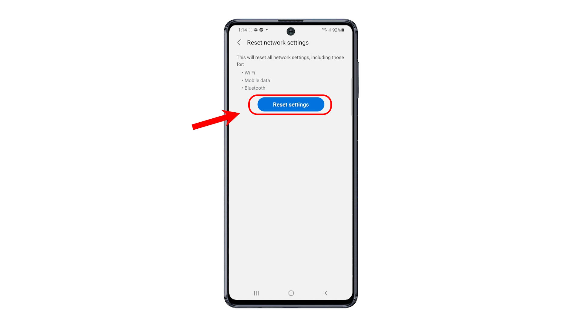 How to Reset Network Settings on Samsung Galaxy M62 Restore Network Defaults