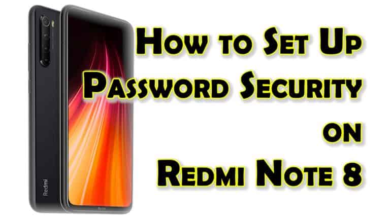 set up lockscreen password redmi note8 featured 1