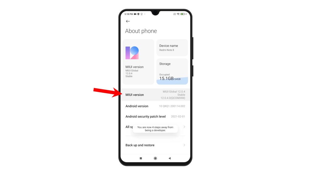 unlock developer options redmi note8 hidden features miuiver